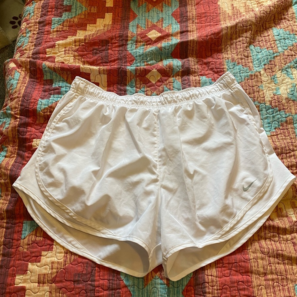 White Nike Shorts